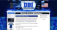 Desktop Screenshot of dbi-baseball.com
